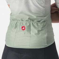 Tricou maneca scurta CASTELLI Climbers 2.0 W Alb Vernil Dama