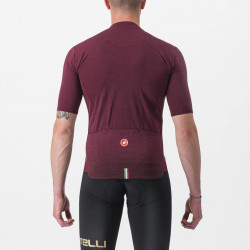 Tricou maneca scurta Castelli Essenza Visiniu