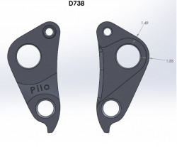 Ureche Cadru PILO D738 Specialized - Img 2