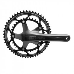 Angrenaj Shimano Ultegra FC-6601 2x10 V 53-39T Brat 175mm Gri - Img 2