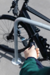 Antifurt ABUS BORDO™ 6500A/110 SMARTX™ BLACK + BRACKET SH
