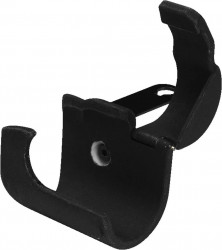 Antifurt bicicleta ABUS Ivera Steel-O-Flex™ 7200/110 + Bracket RBU Negru