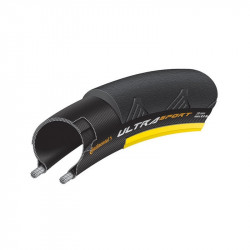 Anvelopa Pliabila Continental UltraSport2 25-622 negru/galben700x25C