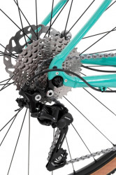 Bicicleta ciclocross Rock Machine Gravelride 500 28 Turcoaz-Negru-Argintiu