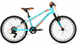 Bicicleta copii ROCK MACHINE Thunder 20 VB Albastru Neon-Portocaliu