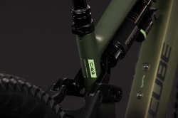 BICICLETA ELECTRICA CUBE AMS HYBRID 177 C:62 TM 600X REEDGREEN GILLS 2027 L - Img 3