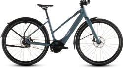 BICICLETA ELECTRICA CUBE EDITOR HYBRID SLT 400X FE TRAPEZE SMARAGDGREY PRISM