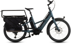 BICICLETA ELECTRICA CUBE LONGTAIL HYBRID FAMILY 800 ROYALGREEN BLACK 2026 One Size