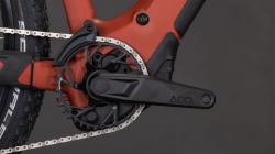 BICICLETA ELECTRICA CUBE REACTION HYBRID RACE 800 TRAPEZE AMBER BLACK - Img 5
