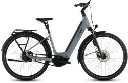 BICICLETA ELECTRICA CUBE SUPREME HYBRID DELUXE SLX 600 EASY ENTRY SEAGREY BLACK - Img 2