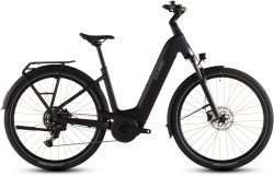 BICICLETA ELECTRICA CUBE TOURING HYBRID ONE 600 EASY ENTRY COAL CHROME