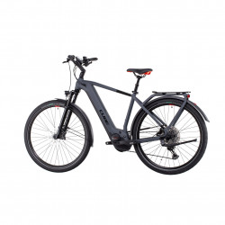 Bicicleta Electrica MTB Hardtail CUBE Touring Hybrid EXC 500 Grey Red