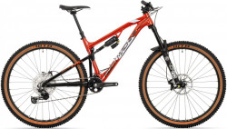 Bicicleta MTB Full Suspension Rock Machine Blizzard TRL 70-29 29 Gloss Metallic Orange/Silver/Black