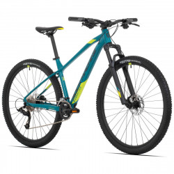 Bicicleta Rock Machine Manhattan 90-29/3 29 Albastru Petrol/Negru/Verde Neon - Img 2
