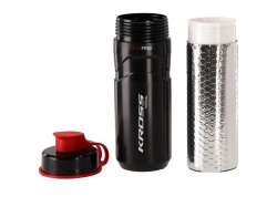 BIDON Hidratare de bicicleta KROSS ESKER THERMAL 500 ML NEGRU ROSU