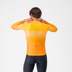 Bluza cu maneca lunga Castelli UPF LS, pentru barbati, portocaliu aprins S - Img 3