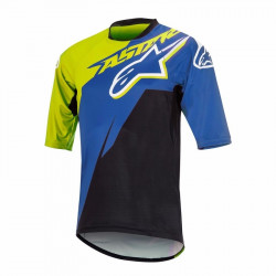 Bluza cu Maneca Scurta Alpinestars Sight Contender Albastru/Verde M