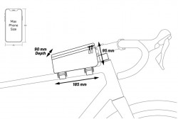 Borseta cadru ZEFAL Console Pack T1