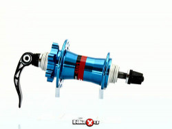 Butuc Fata Disc Novatec D881 4in1 32H QR9 albastru anodizat