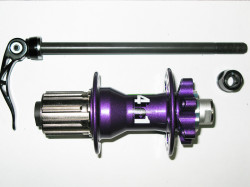 Butuc Spate Disc Novatec D882 4in1 36H QR10 purple pearly
