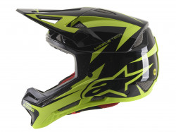 Casca Alpinestars Missile tech Airlift Black/yellow Fluo - Img 4