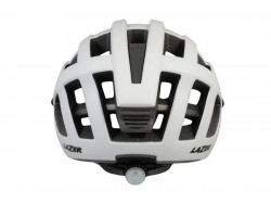 Casca bicicleta LAZER Compact DLX NET+LED White One Size