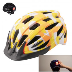 Casca Ciclism EXTEND COURAGE "Led ", S/M (51-55cm), Camouflage Orange