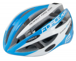 Casca Force Road albastru/alb S-M (54-58 cm)