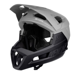 Casca Force VENOM downhill, gri-negru S-M