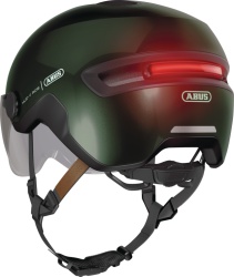 CASCA PENTRU BICICLETE ABUS HUD-Y ACE CU ILUMINARE SPATE SI VIZOR FATA - Img 2