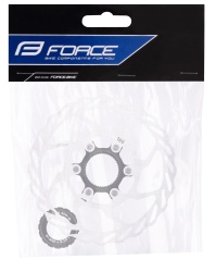 Disc frana Force 160mm Center Lock, arginitu - Img 2