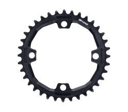 Foaie angrenaj Force NW 36T BCD 104, 4 suruburi, negru