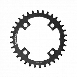 Foaie Angrenaj SUNRACE CRMS0030 Negru BCD 96 Metal NARROW-WIDE