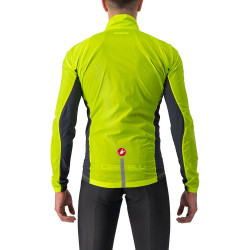 Jacheta de vant Castelli Squadra Stretch Galben Fluo - Img 2