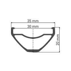 Janta DT SWISS Enduro E 532 29" Disc Negru 32H