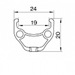 Janta M-WAVE 2.19 Aluminiu 28/29" - 32H - Img 2