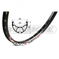 Janta RemerX Extreme Jumbo Disc 559x23 simplu capsata 36H neagra