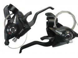 Manete Schimbator Frana Shimano ST-EF51 3x8 negre
