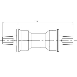 Monobloc Pedalier M-WAVE CAROUSEL BB REPAIR 113 mm - Img 6