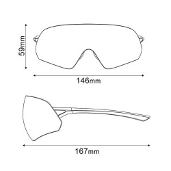 Ochelari SHIMANO Aerolite P Ridescape Ex Sunny Matt Black