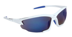 Ochelari sport Force Light albi lentila albastru laser