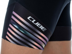 Pantaloni CUBE Teamline WS Cycle Black/Violet - Img 4