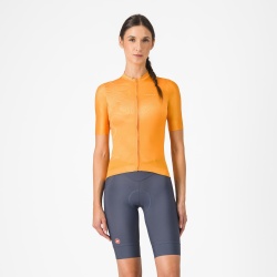 Pantaloni scurti Castelli Prima 2, pentru femei, albastru amurg/rosu hibiscus, S
