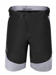 Pantaloni scurti cu bazon Force Storm negru/gri negru/gri
