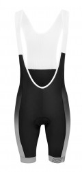 Pantaloni scurti cu bazon si bretele Force B40 negru/gri