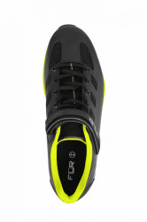 Pantofi ciclism FLR Rexston MTB - Negru - Galben Neon