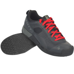 Pantofi Ciclism Scott MTB Ar Lace Negru/Gri/Rosu