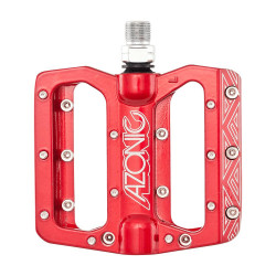 Pedale Azonic Pucker Up CNC-AL rulment sigilat bucse DU platforma 105x93 mm rosii