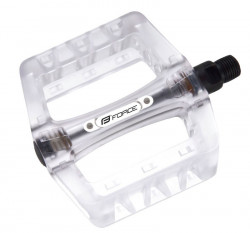 Pedale BMX Force plastic transparent