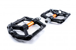 Pedale cu platforma CUBE RFR FLAT SLT 2.0 black´n´orange
